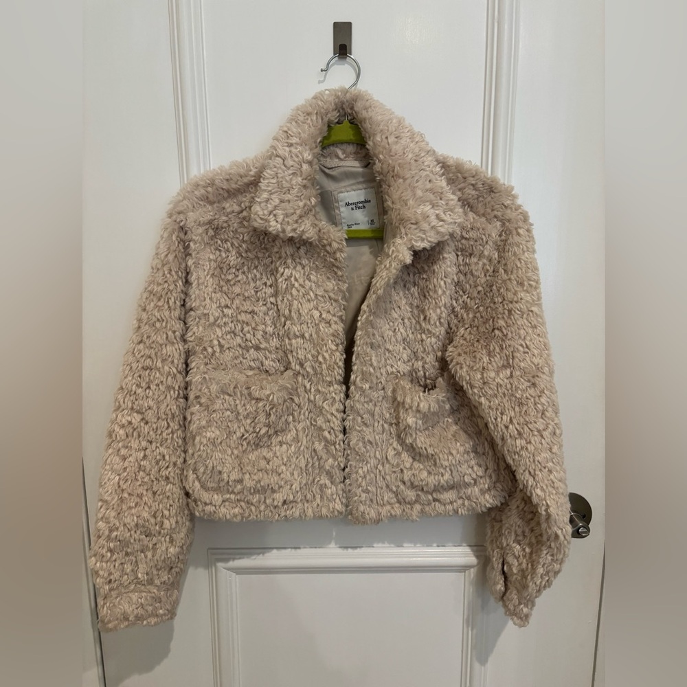 Abercrombie Cropped Fur Jacket